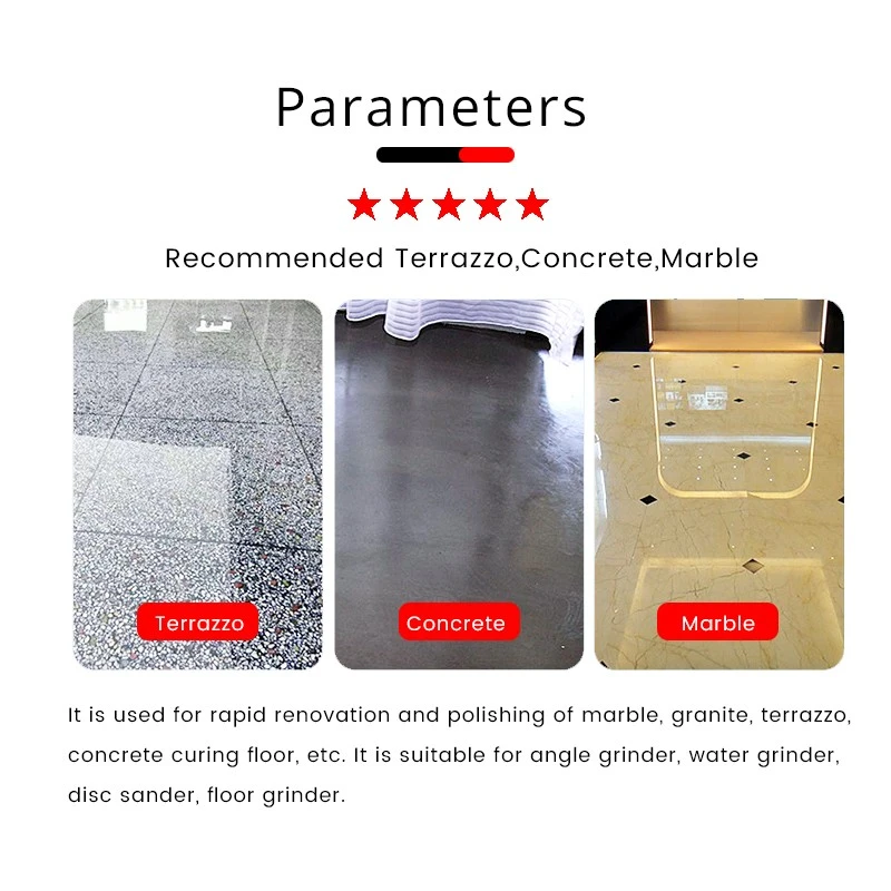 3 Steps Wet Use Diamond Polishing Pad